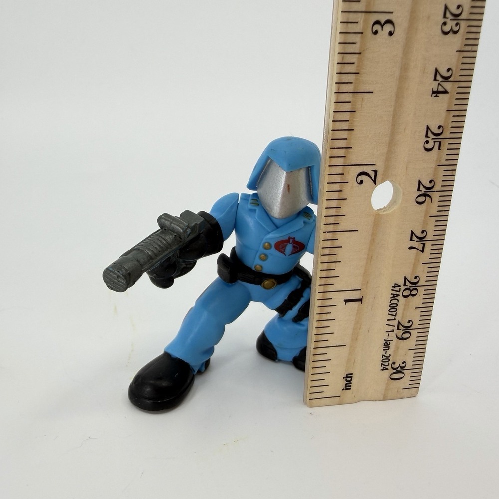 GI JOE 2009 Combat Heroes COBRA COMMANDER complete 1983 1984 vintage style squad - Picture 4 of 5